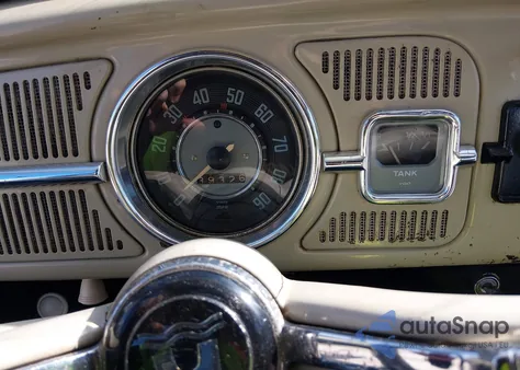 1965 Volkswagen Beetle z USA, uszkodzony, nr VIN 115143945